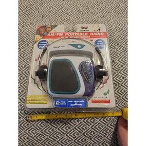 Vintage 1994 AM/FM Portable Radio With Headphones- New In Box